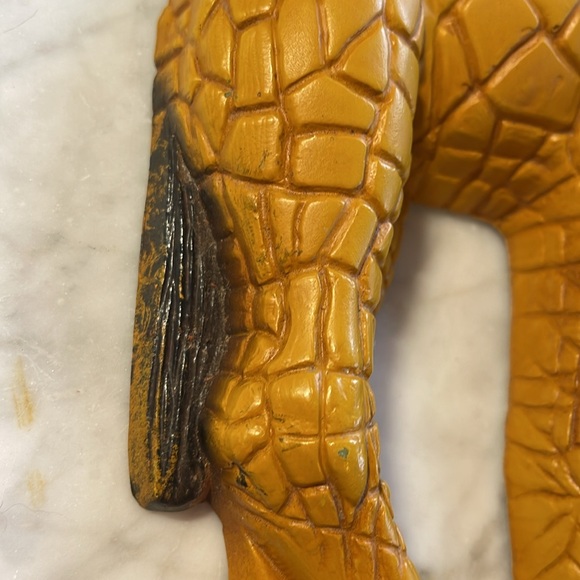 Vtg 1970s Homco 3D Giraffes set of 2 Wall Decor Plastic Kids Room - Picture 12 of 12